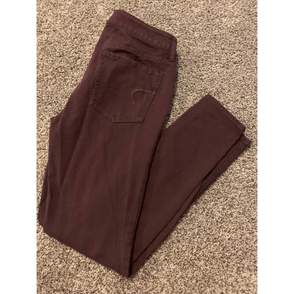 Burgundy Jeggings